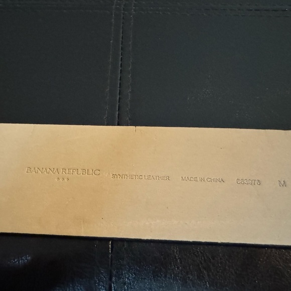 Banana Republic Wide Black Belt Women’s Sz M - Picture 3 of 8